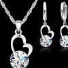 New Silver Shinning Jewelry Sets