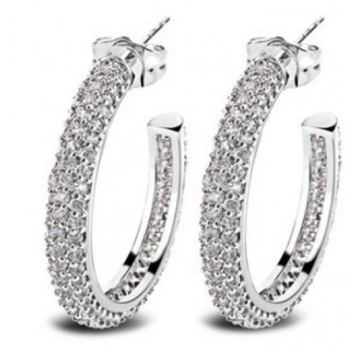 Women Hoop Earrings Lead Fashion Wedding Jewelry