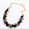 Necklace Bohemian Korean Weave Fashion Metal Bead