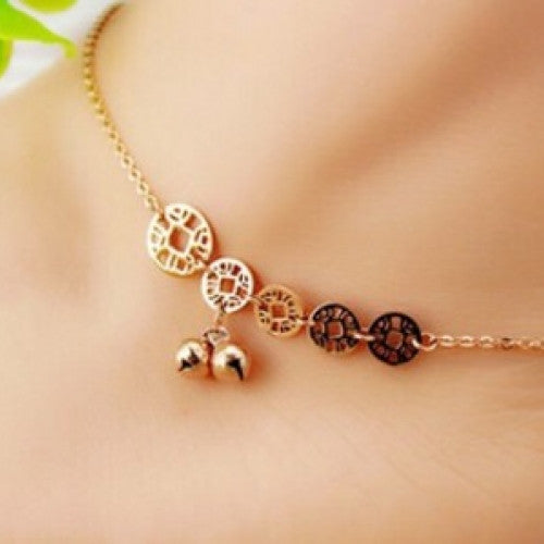 Lucky Coins bell Anklet