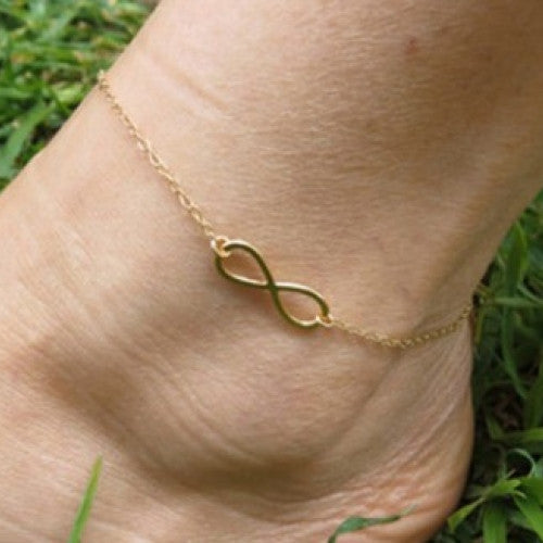 Infinity Anklet Bracelet Foot Chain For Women