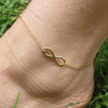 Infinity Anklet Bracelet Foot Chain For Women