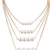 Pearl Neckalce Multilayer Link Chain Necklace